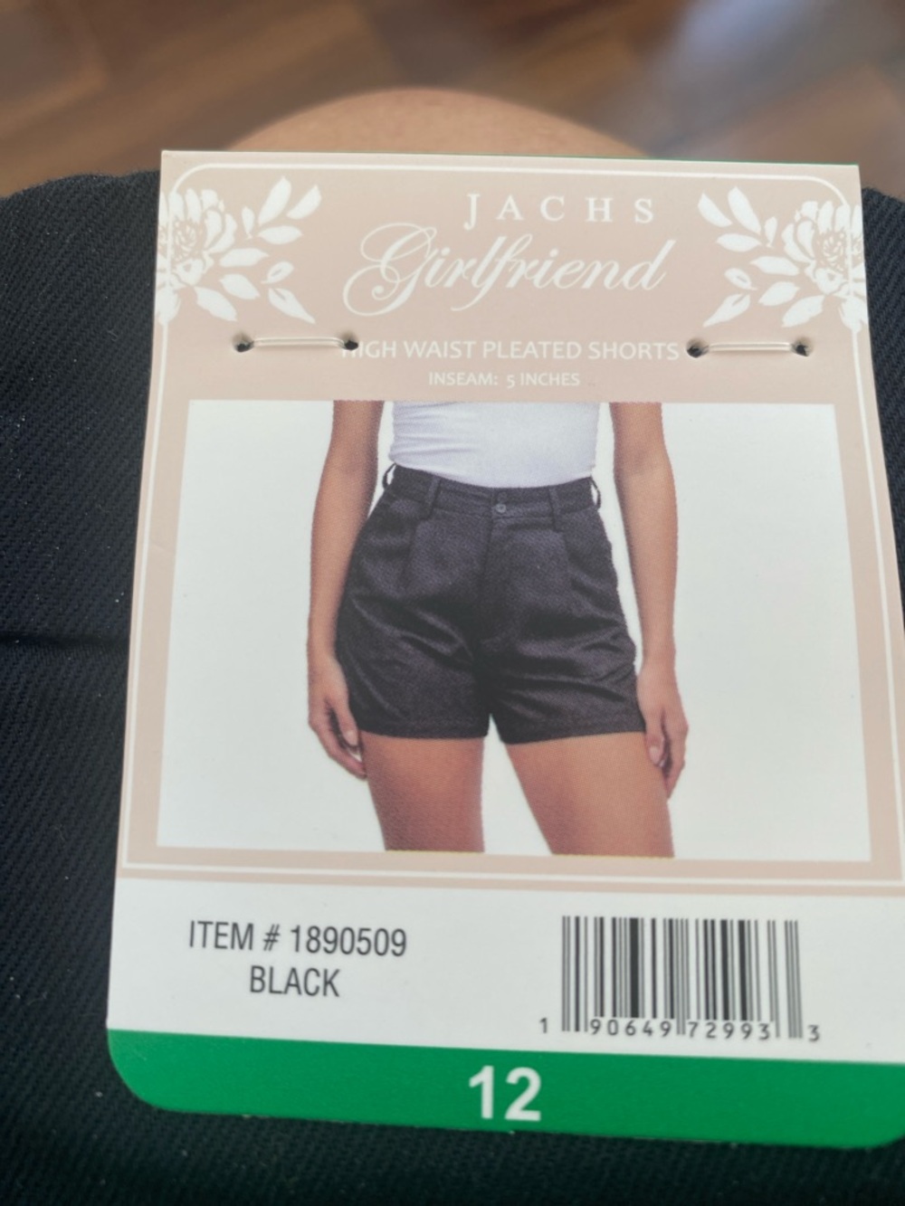 JACHS Girlfriend Black Women’s Tailored Shorts
